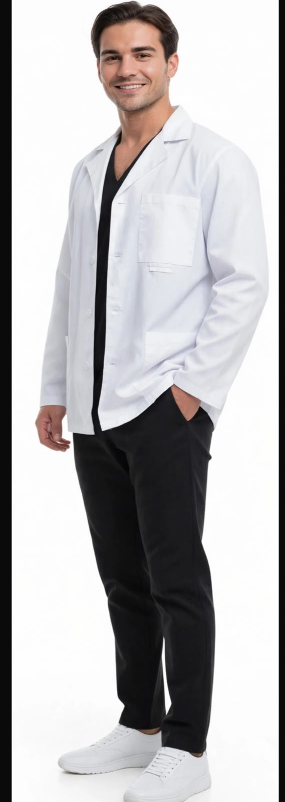 Bata clinica hombre